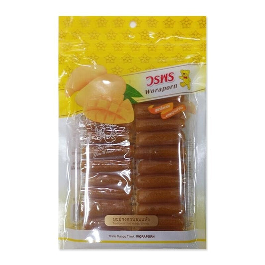 3x100g. Mango Sheet Roll Dried Fruit Snack Chewing Dessert Thai Traditional