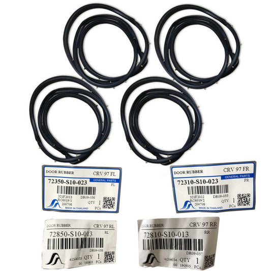 4 DOOR RUBBER SEAL WEATHERSTRIP FOR HONDA CRV CR-V RD1 RD2 RD3 1997 98 99 2001