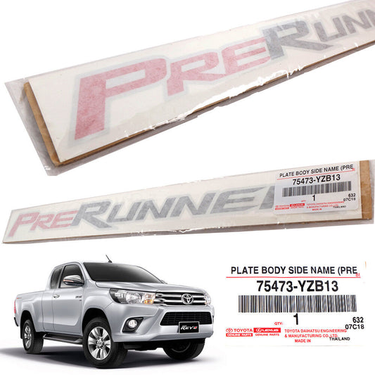 Sticker Decal "PRERUNNER" Fit Toyota Hilux SR5 M70 M80 2015-17