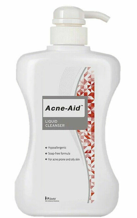 Acne-Aid Liquid 500ml Bottle Cleanser Acne aid SLS Free formula for pimples