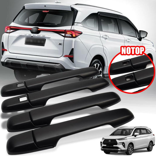 4 Doors Handle Cover For Toyota Avanza Veloz X100 Xenia 2022 NO TOP Matte Black