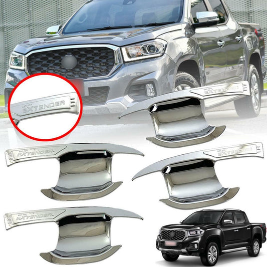 Door Handle Bowl Cover Chrome For MG Extender Maxus T70 Pickup Ute 2020-2021