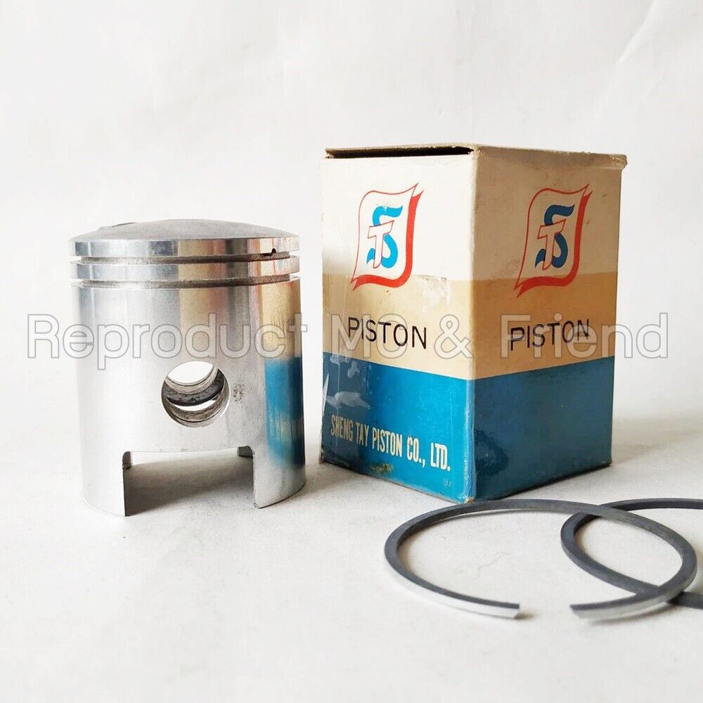 Yamaha YL2 YL2C L5T L5TA Piston & Ring Set Oversize 1.00 (Diameter=53.00mm.)