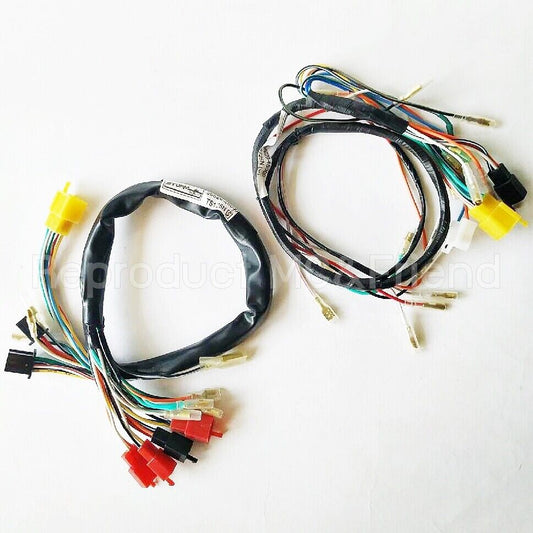 Wire Wiring Harness No.1 + No.2 Set Fits Suzuki TS100 TS125 C/N (1978 / 1979)