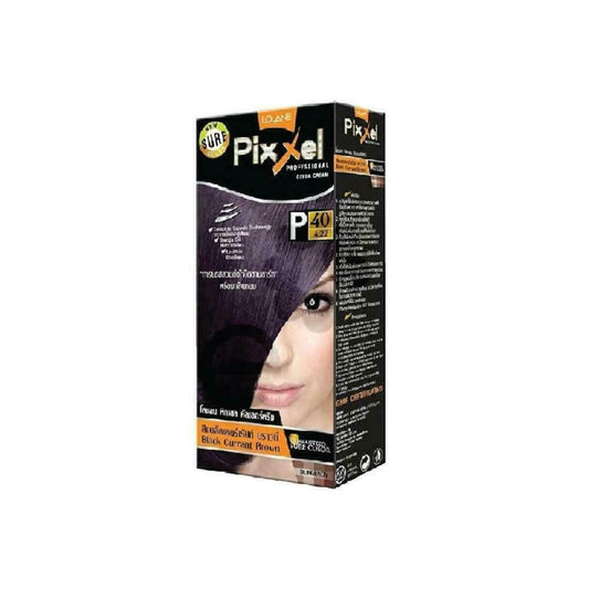 Lolane Pixxel Color Cream P40 4.22 Black Currant Brown 100 ml soft and shiny
