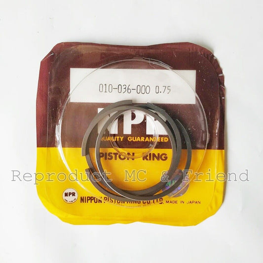Piston Rings Set OS 0.75 Japan For Honda C50 CD50 CF50 CT50 SS50 ST50 Z50