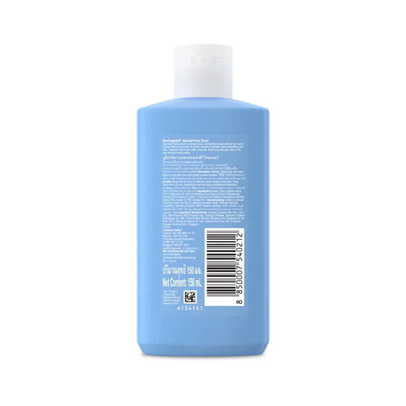 150ml.5.07ft.oz NEUTROGENA ALCOHOL-FREE TONER FACIAL CLEANER NATURAL MOISTURIZER