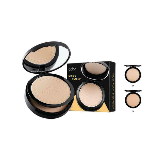 odbo Love Sweet Two Way Powder OD634 #C1 13 g fine powder, high coverage