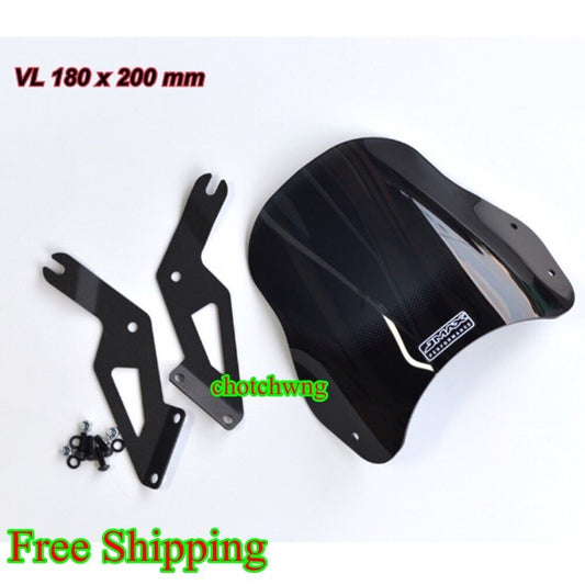 Universal Motorcycle Windshield Honda Monkey 125 Dax 125 Shield Front Acrylic
