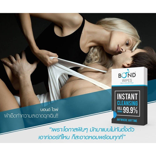 Bond Wipe Cleansing Men Male Genitalia Instant Cleansing Refreshing Sexual Body