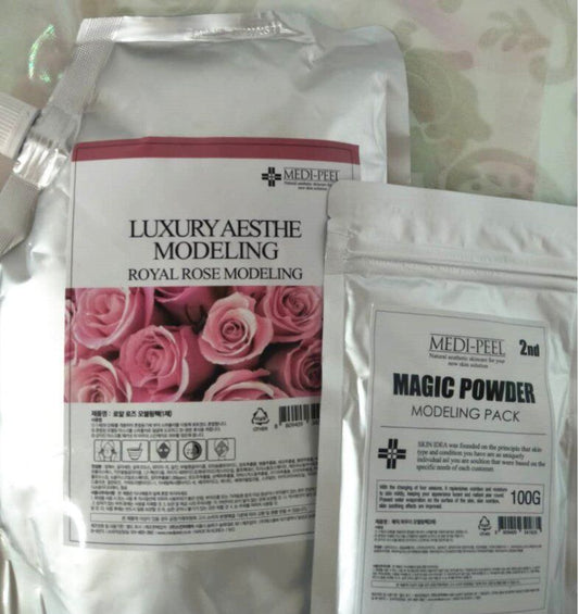 Korea Medi-Peel Luxury Aesthe Modeling Royal Rose 1kg + Magic Powder 100g #ibea
