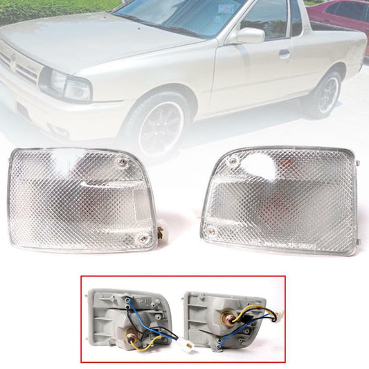 Pair LR Corner Lamp For Nissan Resort Tsubame Sunny Sentra Wingroad Wagon NV