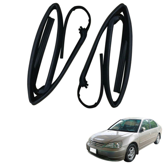 Window Felt Glass Run Channel Front For Honda Civic Sedan ES 2001 02 03 04 05
