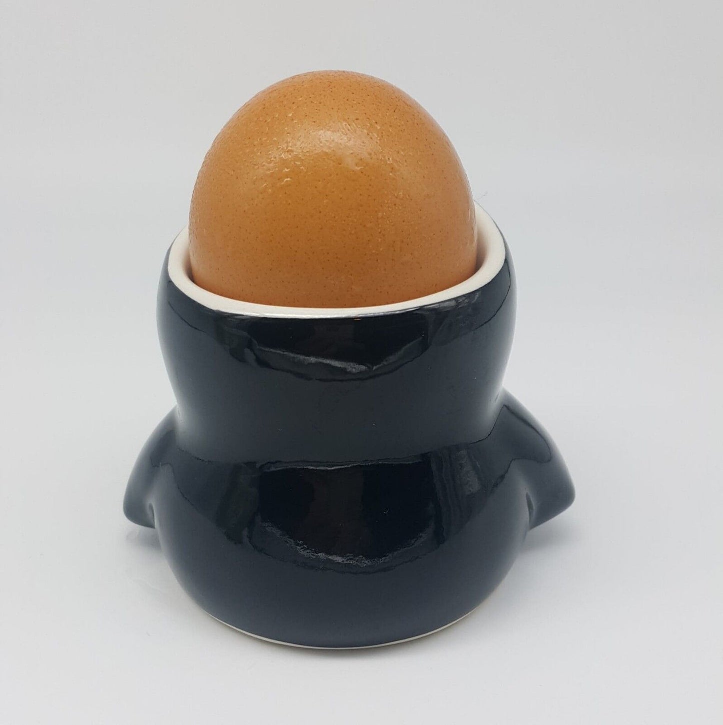 Penguin Egg Cup Holders Ceramic Holder Collectible Animal (Set 2)