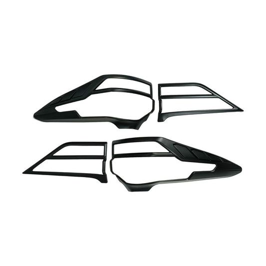Matte Black Set Tail Lamp Light Cover FIT Toyota Innova Zenix 2023-2025 AG10 MPV