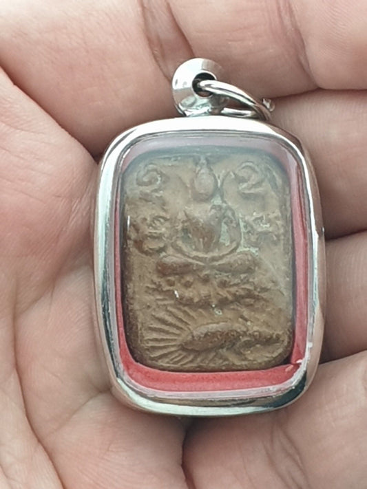 LP PARN RIDE BIG PORCUPINE LUCKY THAI BUDDHA PROTECT YANT RICH PENDANT AMULET