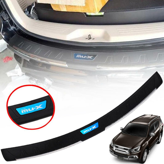 Rear Bumper Plate Protector Matte Black For Isuzu MU-X MUX 2017 2018 2019 SUV