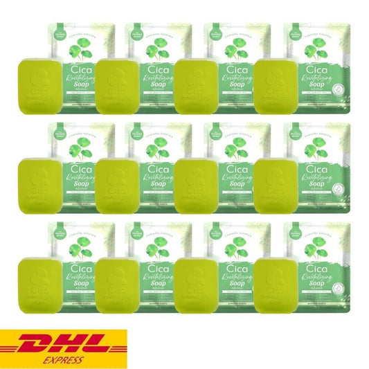 12x The Charming Garden Cica Soap Revitalizing Centella Reduce Dark Spots 50 g