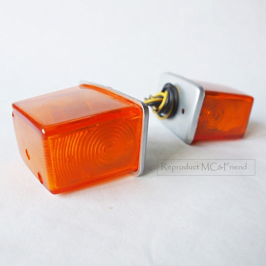 Rear Turn Signal Winker Set 6V. (A Pair : L/R) New : Fits Honda C92 C95