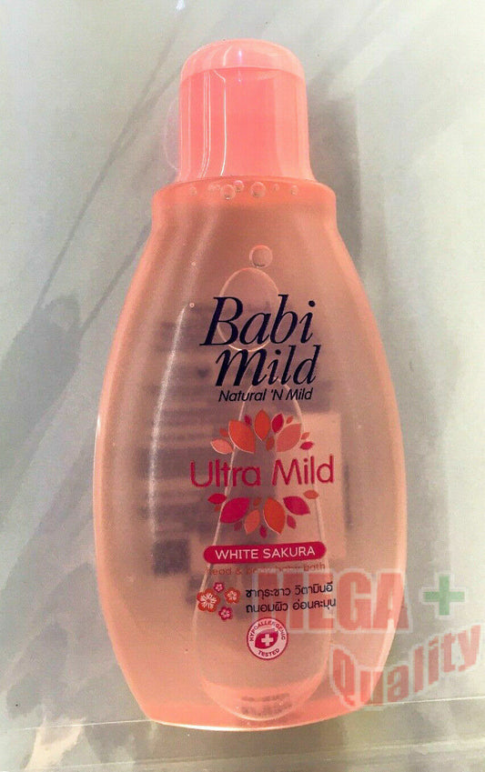 Baby Mild Ultra Mild White Sakura Body Wash Gentle Essence Skin Smooth 125ml