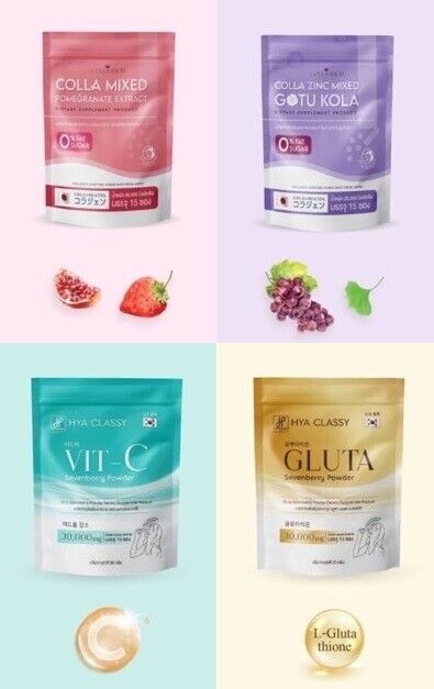 Mixed Fruits Extract Powder Collagen Vit-C Mouth-filling Skin Nourish Supplement