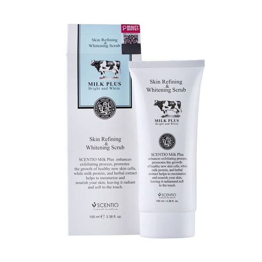Scentio Milk Plus Skin Refining & Whitening Scrub Gel Beauty Buffet 100 ml