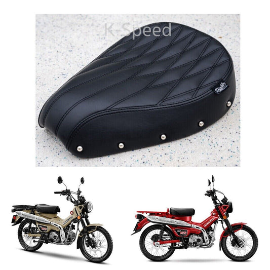 Black Slim Seat Cushion Driver V3 For Honda CT125 Hunter Cub 2020 - 2023