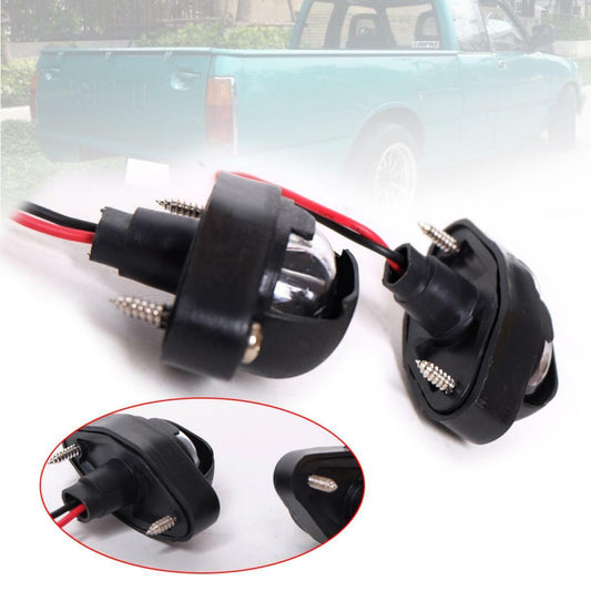 Rear License Plate Lamp Light Pair For Isuzu TFR Holden Rodeo Pickup KB Brava