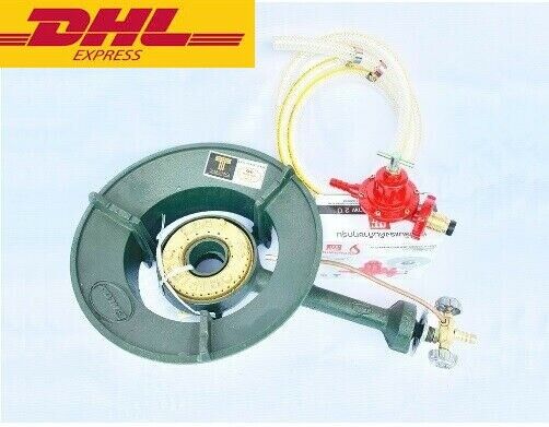 Pressure Gas High Burner KB5 set with SCG Regulator Thai Cooking Camping Party