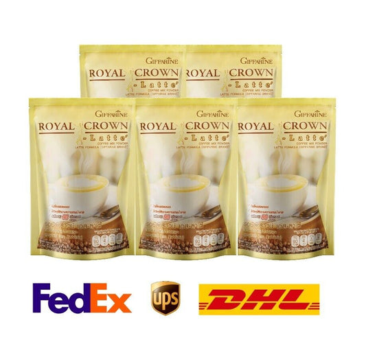 5x Royal Crown S- Latte Coffee Instant Mix Powder 0% Sugar, 0% Trans fat Healthy