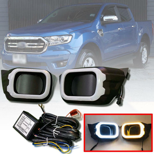 DRL Daylight Daytime Running Light For Ford Ranger XLT XLS XL Pickup 2018-2019