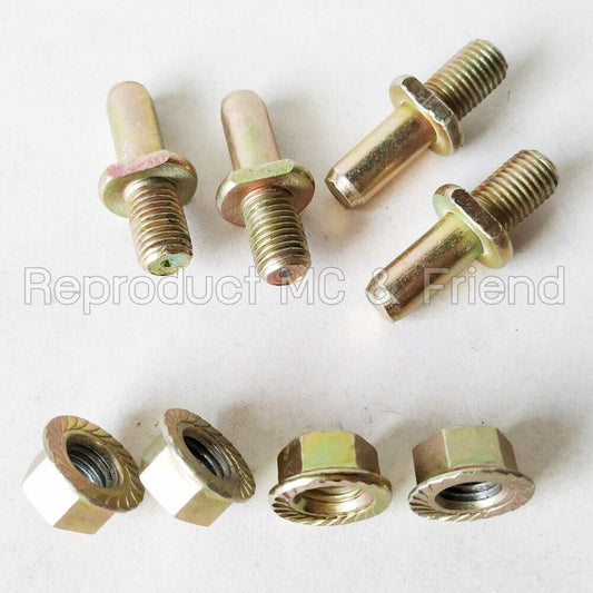 Driven Sprocket Fixing Bolts + Flange Nuts For Honda XL100 XL100S XL125 XL175