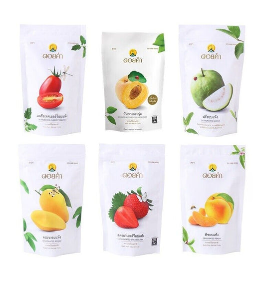 Doi Kham Fruit Dehydrated Snack Delicious taste no color artificial flavor added