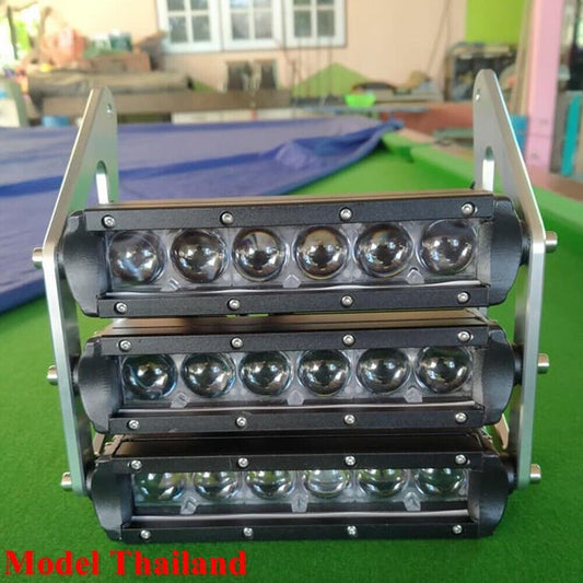 3 Row Modified LED Headlight Honda MSX Grom Silver Motorcycle Parts Short line
