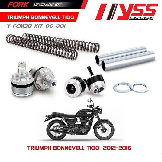 YSS FRONT FORK UPGRADE KIT FOR TRIUMPH BONNEVILLE 900 T 100 2012-2016