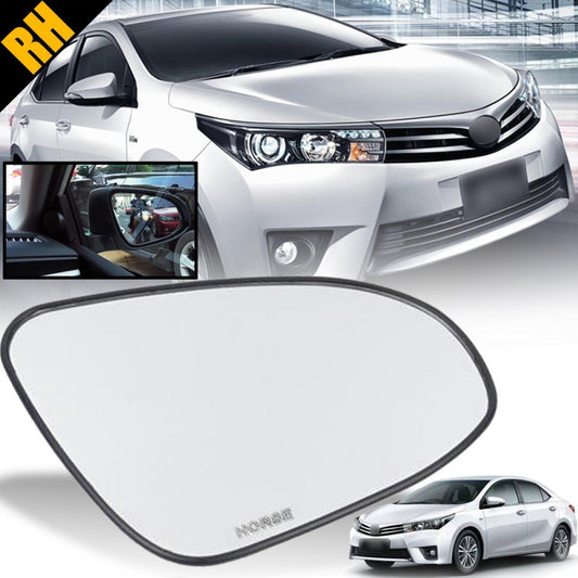 Side Wing Mirror Glass Lens Right RH For Toyota Corolla E170 Sedan 2014-2018