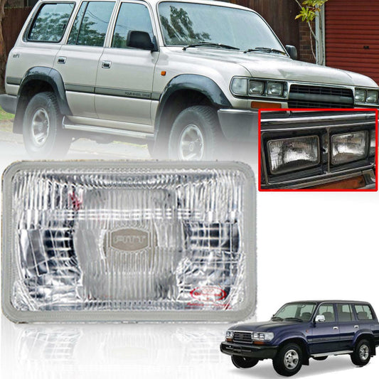 1x H4 Head Light Lamp Halogen For Toyota Land Cruiser FZJ80 HDJ80 1990-1997