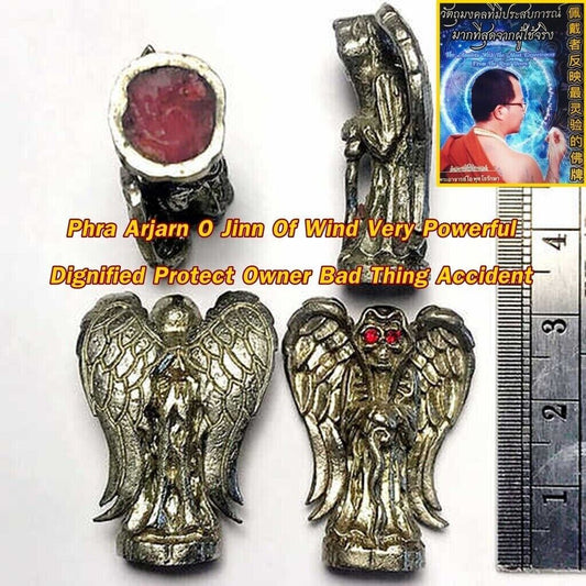 Phra Arjarn O Jinn Of Wind Powerful Dignified Gamble Owner Protect Bad Thing Way