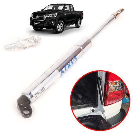 Rear Tailgate Struts Shock Chrome Fit Toyota Hilux SR M70 M80 Pickup 2015-18