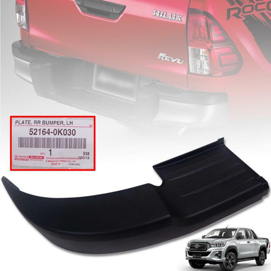 LH Left Rear Bumper Plate Genuine For Toyota Hilux SR5 M70 M80 Pickup 2015-2019