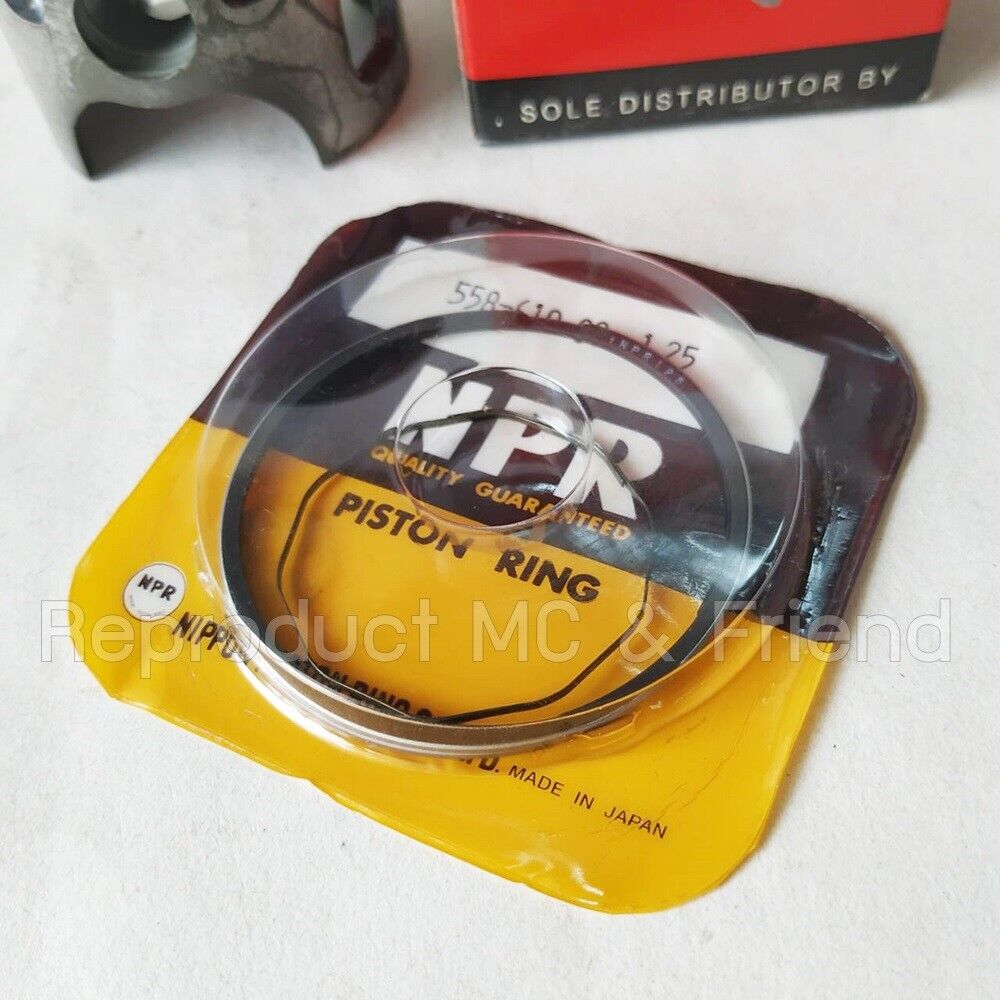 Yamaha DT100 ('76-'80) MX100 ('79-'83) Piston & Ring Set OS 1.25 (Dia=53.25mm.)