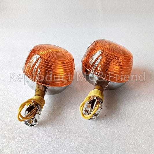 Set2pcs Turn Signal 6V. (Metal) :Fits Honda CB100 CL100 CB125S CL125S SS125 CL70