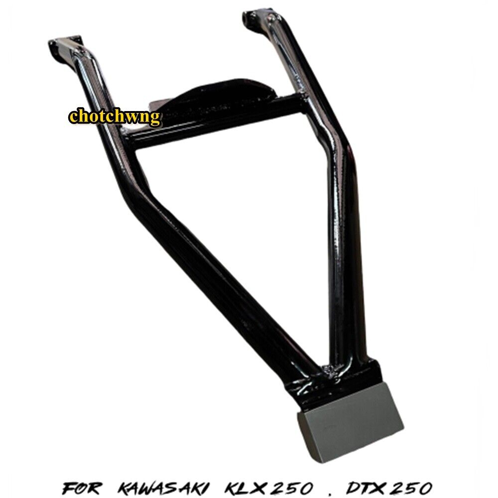 Kawasaki KLX250 - DTX250 Tail bar Rear Black Motorcycle with Titanium at end bar