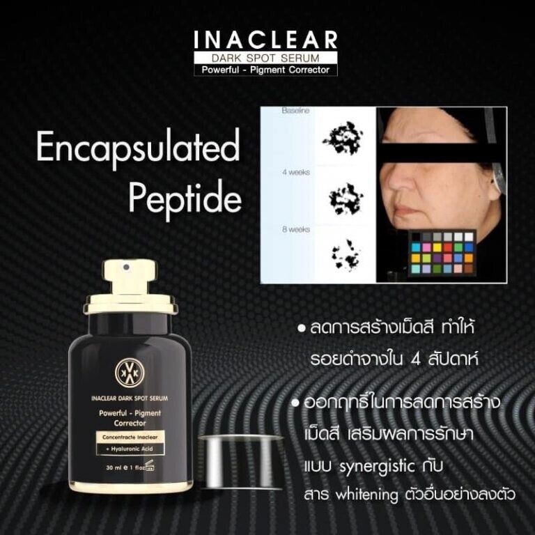 Inclear Cream & Serum Skin radiance wrinkles dark spots fade smooth pores