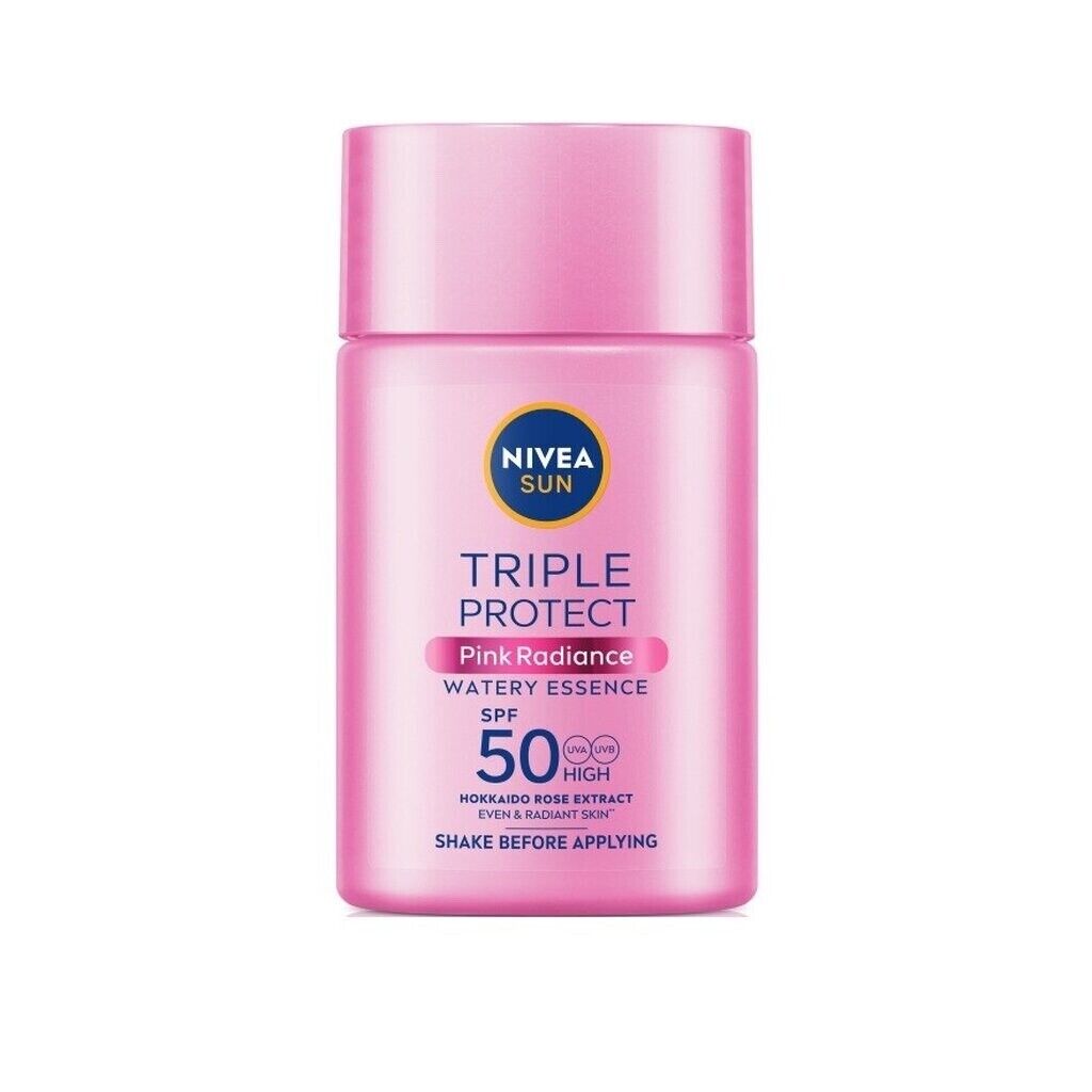 NIVEA Sun Triple Protect Pink Radiance Watery Essence Sunscreen SPF50 PA+++ 40ml