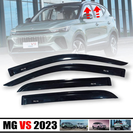 Rain Sun Visor Windshield Weather Guard Gloss Black For MG VS 2022-2023