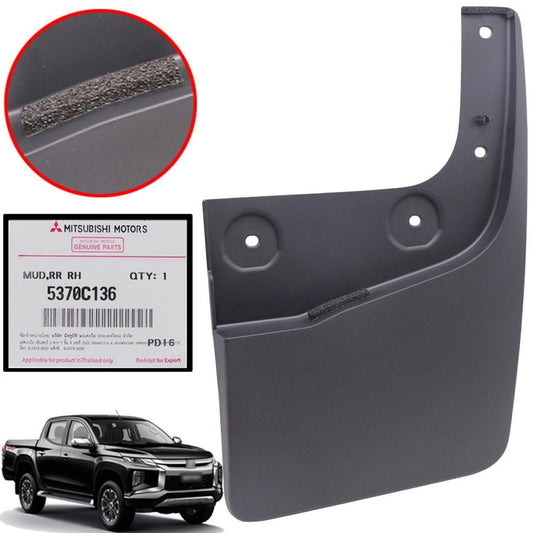 Rear RH Genuine Mud Flap Splash Guard For 2019-2022 Mitsubishi Triton L200 4x4