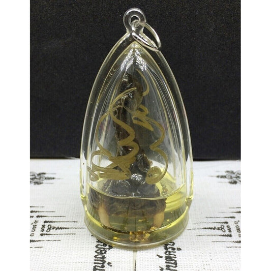 Boa Snake Spur Lucky Gambling Talisman Pendant Wealth Rich Thai Amulet