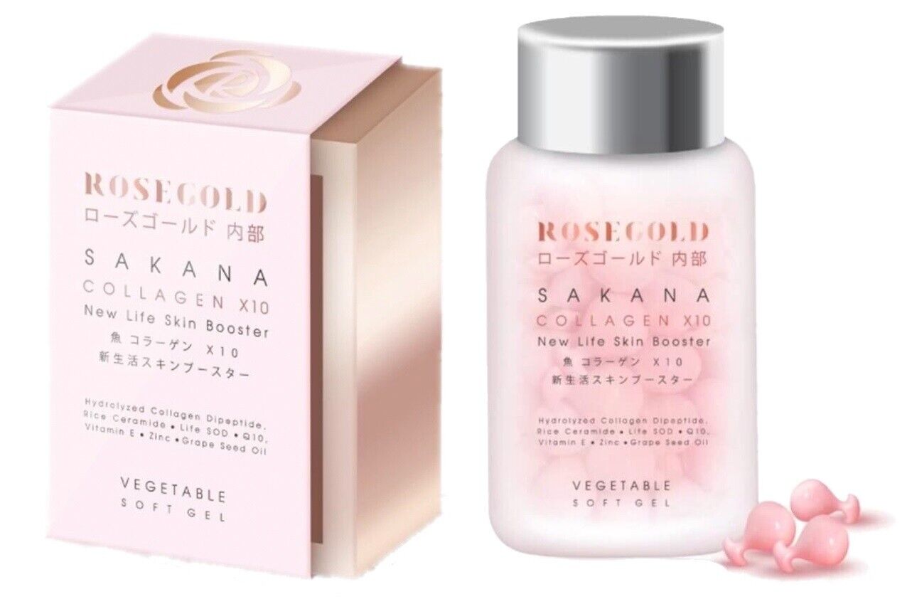Rose Gold 10X Collagen 7 days Smooth Skin Clear Bright AcneRestore Rejuvenation