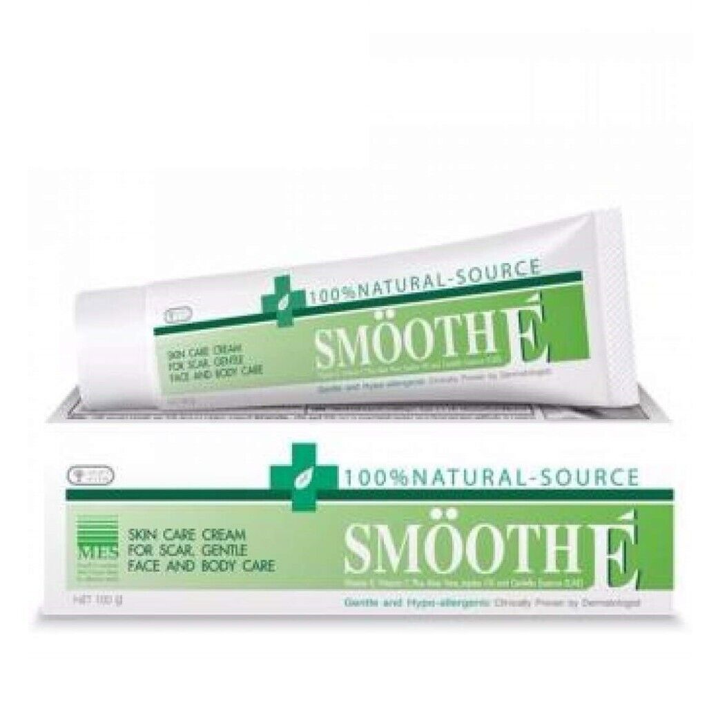 Smooth E Vitamin E Aloe Vera Facial Body Scars Stretch Mark Reducer Cream 100 g.
